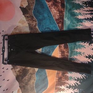 Ed Hardy black skinny jeans leopard cat embroidery 27 excellent condition 30